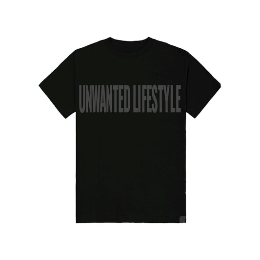 UNWANTED LIFESTYLE BLACK TEE